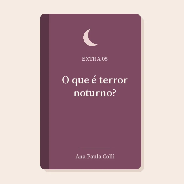 Capa do material extra: O que é terror noturno?