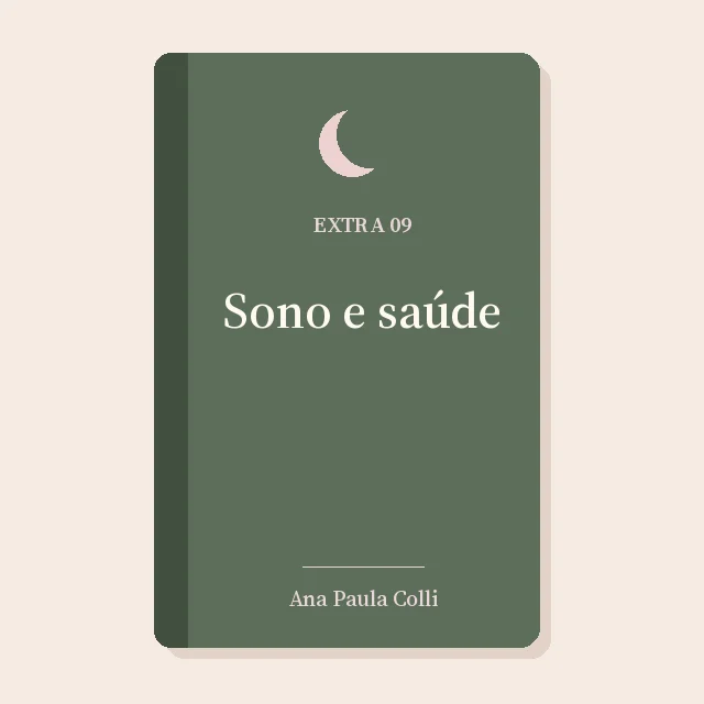 Capa do material extra: Sono e saúde