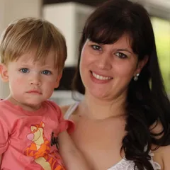 Edilaine, mãe do Pedro